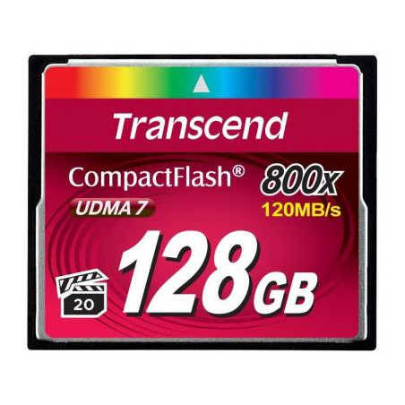 Карта пам'яті Transcend Compact Flash Card 128Gb 800X (TS128GCF800)