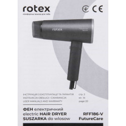 Фен Rotex RFF186-V FutureCare