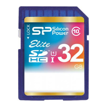Карта пам'яті Silicon Power 32Gb SDHC class 10 (SP032GBSDHAU1V10)