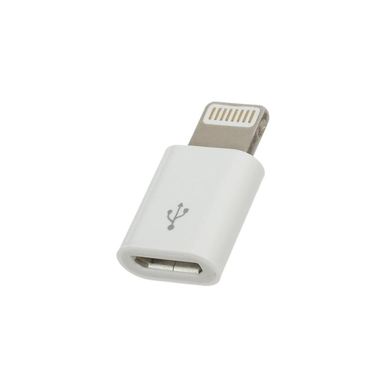 Перехідник PowerPlant Apple Lightning 8-pin to Micro USB (DV00DV4047)