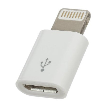 Перехідник PowerPlant Apple Lightning 8-pin to Micro USB (DV00DV4047)