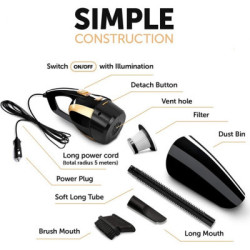 Пилосос Aspiring Dust 2 Battery and Cord, 6 kPa