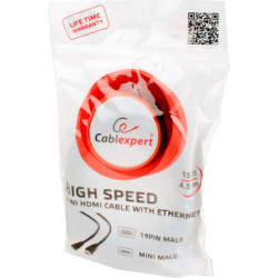 Кабель мультимедійний HDMI M to HDMI mini M 3.0m Cablexpert (CC-HDMI4C-10)