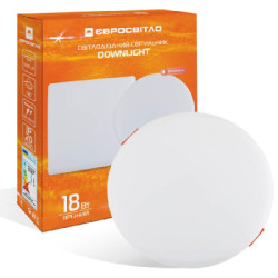 Світильник точковий Євросвітло LED-R-120-18 4200К без рамки