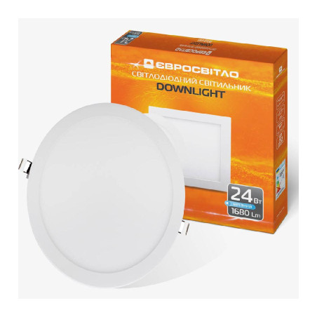 Світильник точковий Євросвітло LED-R-300-24 6400К