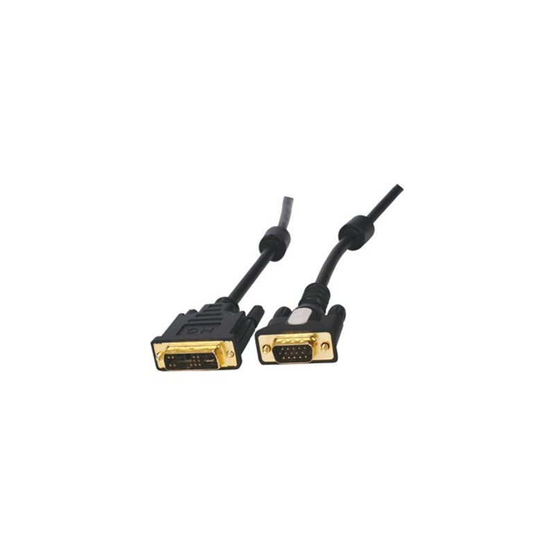 Кабель мультимедійний DVI M to VGA M 1.8m ferrite Atcom (16143)