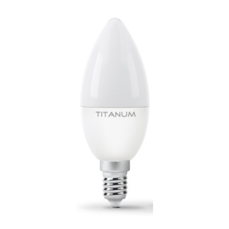 Лампочка TITANUM C37 6W E14 4100K 220V (TLС3706144)