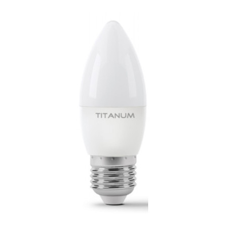 Лампочка TITANUM C37 6W E27 4100K 220V (TLС3706274)