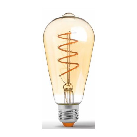 Лампочка Videx Filament ST64FASD 5W E27 2200K 220V (VL-ST64FASD-05272)