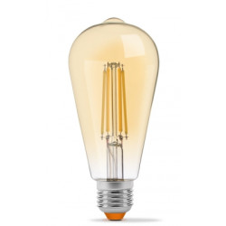 Лампочка Videx Filament ST64FA 10W E27 2200K бронза (VL-ST64FA-10272)