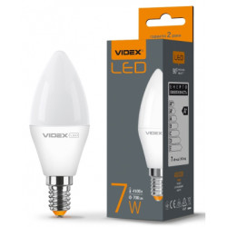 Лампочка Videx LED C37e 7W E14 4100K (VL-C37e-07144)