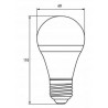 Лампочка EUROELECTRIC LED А60 12W E27 4000K 220V (LED-A60-12274(EE))