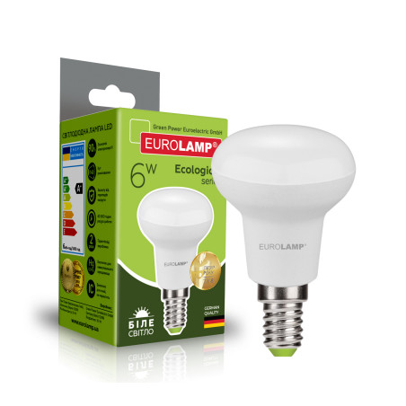 Лампочка Eurolamp LED R50 6W E14 4000K 220V (LED-R50-06144(P))