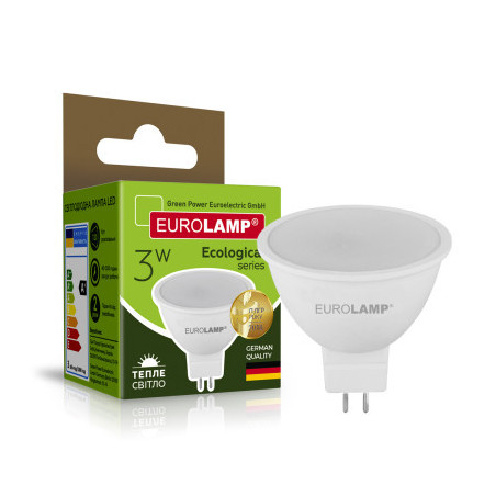 Лампочка Eurolamp LED SMD MR16 3W GU5.3 3000K 220V (LED-SMD-03533(P))