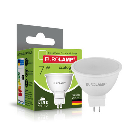 Лампочка Eurolamp LED SMD MR16 7W GU5.3 4000K 220V (LED-SMD-07534(P))