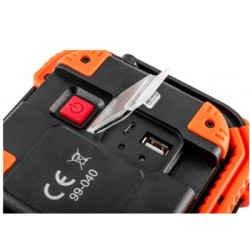 Прожектор Neo Tools акумулятор, 2600мАг, 3.7 Li-ion, 10 Вт + 3 Вт, 750+ 250 люме (99-040)