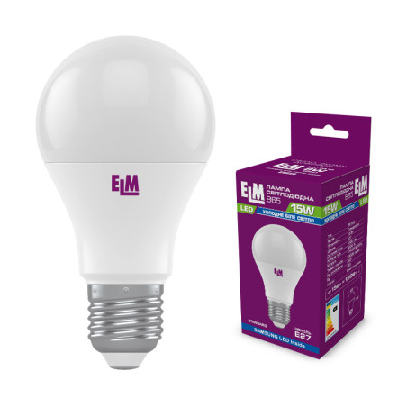 Лампочка ELM B65 15W PA10S E27 4000K (18-0194)