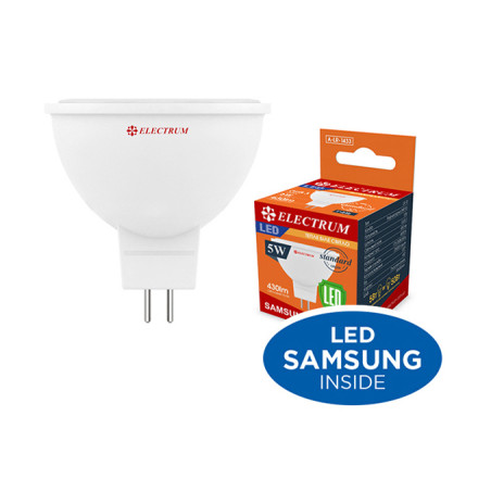 Лампочка Electrum MR16 5W PA LR-10 GU5.3 3000K (A-LR-1432)