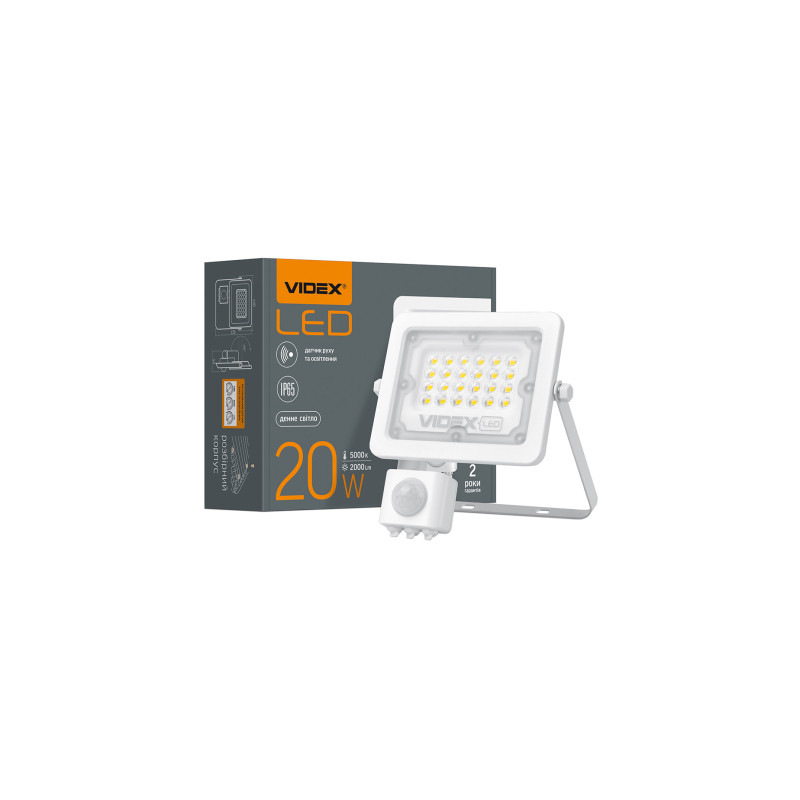 Прожектор Videx LED F2e 20W 5000K (VL-F2e205W-S)