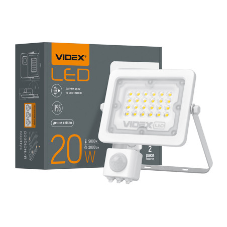 Прожектор Videx LED F2e 20W 5000K (VL-F2e205W-S)
