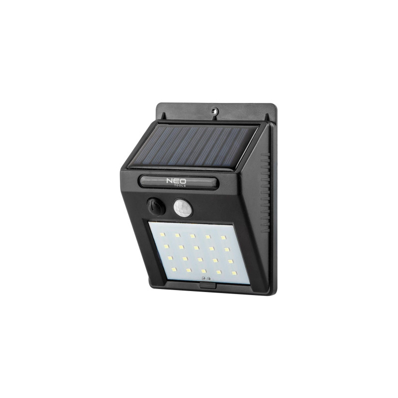 Прожектор Neo Tools 250 люмен, 1200 мАг, 3.7 Li-Ion, SMD LED, датчик руху та сутінків, IP44 (99-055)