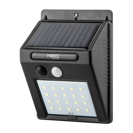 Прожектор Neo Tools 250 люмен, 1200 мАг, 3.7 Li-Ion, SMD LED, датчик руху та сутінків, IP44 (99-055)