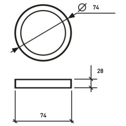 Лампочка Eurolamp LED GX53 12W 4000K (LED-GX53-1240(N))