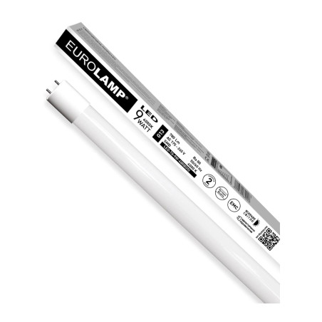 Лампочка Eurolamp T8 скло 9W 4000K (LED-T8-9W/4000(OS))