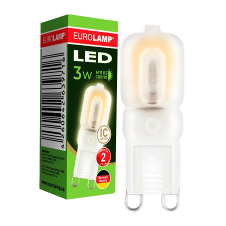 Лампочка Eurolamp LED G9 3W 3000K 220V (LED-G9-0330(220))