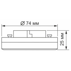 Лампочка Videx GX53 12W 4100K 220V (VL-GX53-12534)