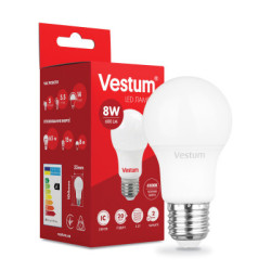 Лампочка Vestum A55 8W 4100K 220V E27 (1-VS-1107)