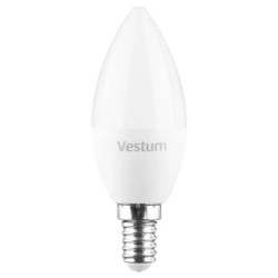 Лампочка Vestum С37 8W 3000K 220V E14 (1-VS-1312)