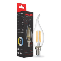 Лампочка Vestum С35Т Е14 4Вт 220V 3000К (1-VS-2406)