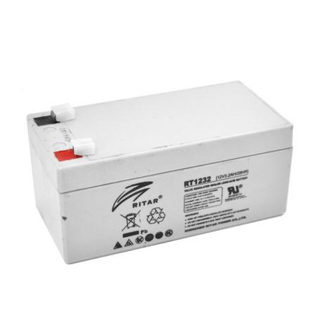 Батарея до ДБЖ Ritar AGM RT1232, 12V-3.2Ah (RT1232)