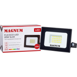 Прожектор MAGNUM FL12 ECO LED 20Вт slim 6500К IP65 (90022011)