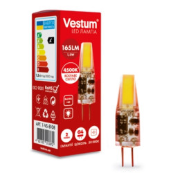 Лампочка Vestum LED COB G4 1,5W 4500K 12V (1-VS-8108)