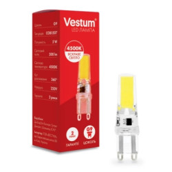 Лампочка Vestum LED COB G9 5W 3000K 220V (1-VS-8301)