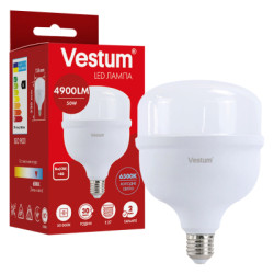 Лампочка Vestum LED T140 50W 6500K 220V E27 (1-VS-1610)