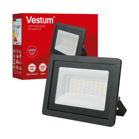 Прожектор Vestum LED 30W 6500K 180-260V IP65 (1-VS-3015)