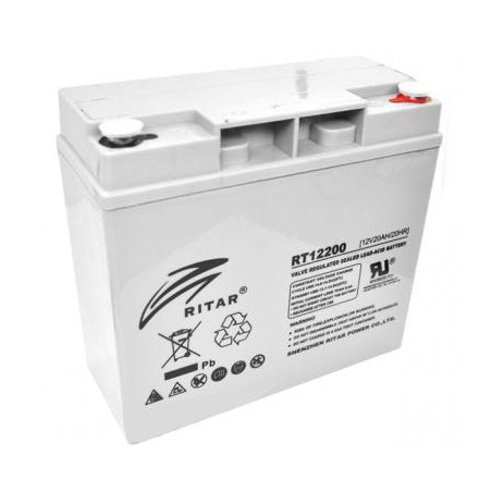 Батарея до ДБЖ Ritar AGM RT12200, 12V-20Ah (RT12200)
