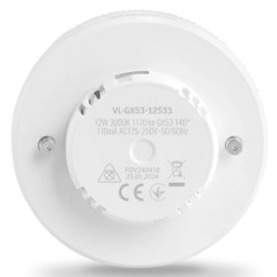 Лампочка Videx LED GX53 12W 3000K 220V (VL-GX53-12533)