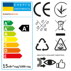 Лампочка Євросвітло 15Вт 4200К A-15-4200-27 Е27