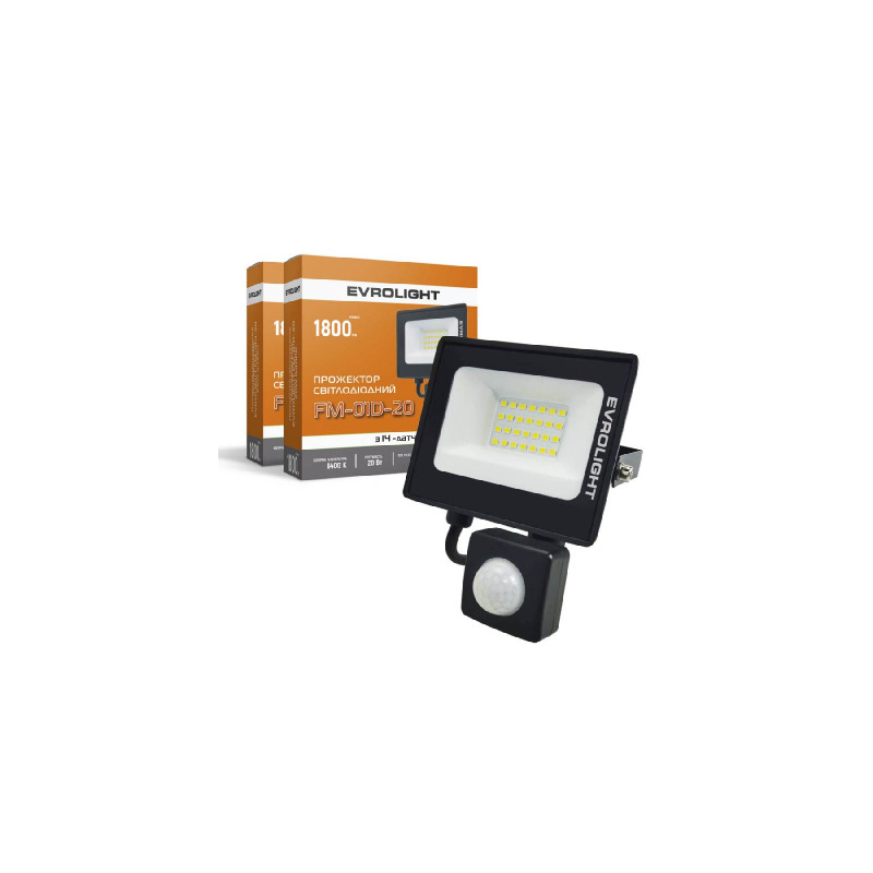 Прожектор EVROLIGHT FM-01D-20 20W 6400К