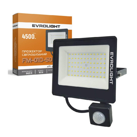 Прожектор EVROLIGHT FM-01D-50 50W 6400К