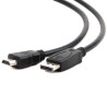 Кабель мультимедійний DisplayPort M to HDMI M 1.8m Cablexpert (CC-DP-HDMI-6)