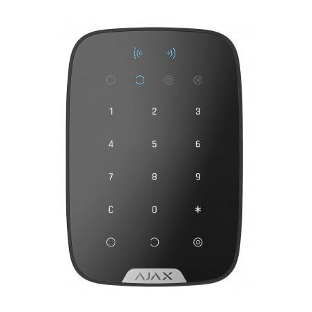 Клавіатура до охоронної системи Ajax KeyPad Plus чорна