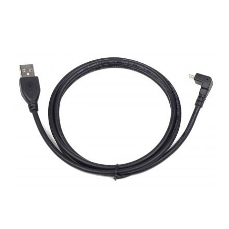 Дата кабель USB 2.0 AM to Micro 5P 1.8m 90° Cablexpert (CCP-mUSB2-AMBM90-6)