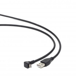 Дата кабель USB 2.0 AM to Micro 5P 1.8m 90° Cablexpert (CCP-mUSB2-AMBM90-6)
