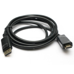 Кабель мультимедійний DisplayPort M to HDMI M 1.8m PowerPlant (KD00AS1237)