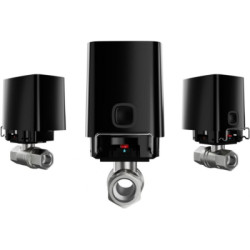 Кульовий кран Ajax WaterStop1/2 black